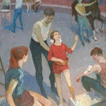 Pictura, ulei pe panza, de Incze Janos Dej